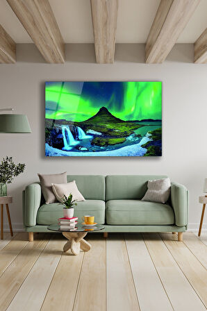 Dekoratif Duvar Tablosu Temperli Cam Tablo 72 x 46 cm