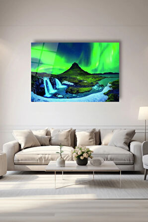 Dekoratif Duvar Tablosu Temperli Cam Tablo 72 x 46 cm