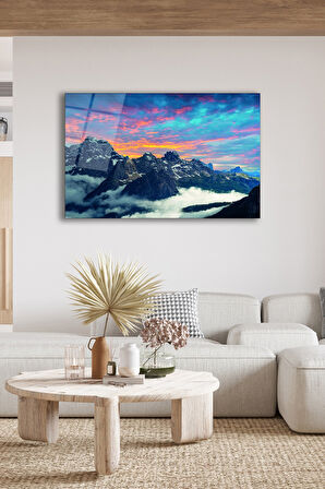 Dekoratif Duvar Tablosu Temperli Cam Tablo 72 x 46 cm