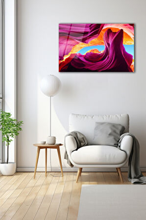 Dekoratif Duvar Tablosu Temperli Cam Tablo 72 x 46 cm