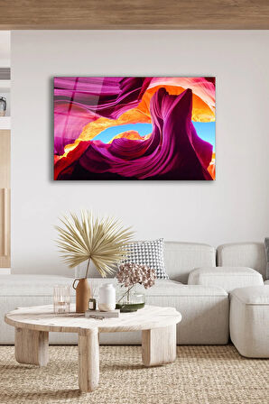 Dekoratif Duvar Tablosu Temperli Cam Tablo 72 x 46 cm