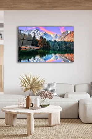 Dekoratif Duvar Tablosu Temperli Cam Tablo 72 x 46 cm