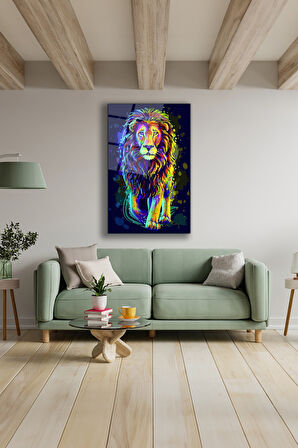 Dekoratif Duvar Tablosu Temperli Cam Tablo 72 x 46 cm