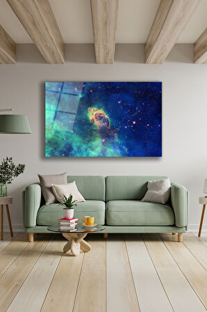 Dekoratif Duvar Tablosu Temperli Cam Tablo 72 x 46 cm