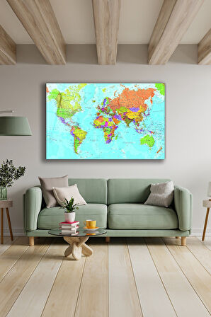 Dekoratif Duvar Tablosu Temperli Cam Tablo 72 x 46 cm