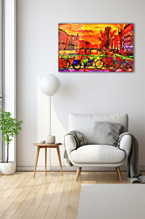 Dekoratif Duvar Tablosu Temperli Cam Tablo 72 x 46 cm