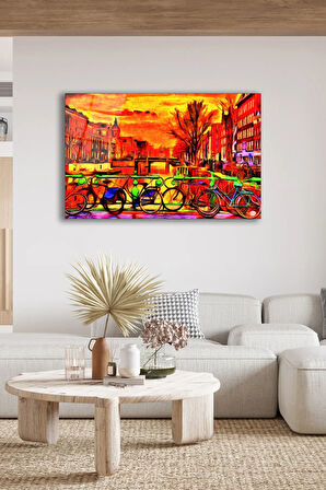 Dekoratif Duvar Tablosu Temperli Cam Tablo 72 x 46 cm