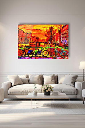 Dekoratif Duvar Tablosu Temperli Cam Tablo 72 x 46 cm