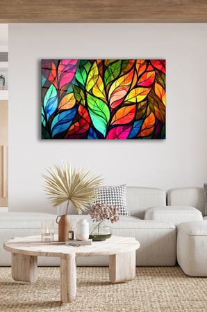 Dekoratif Duvar Tablosu Temperli Cam Tablo 72 x 46 cm