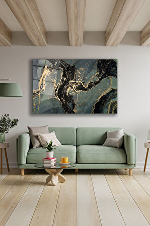 Dekoratif Duvar Tablosu Temperli Cam Tablo 110 x 70 cm
