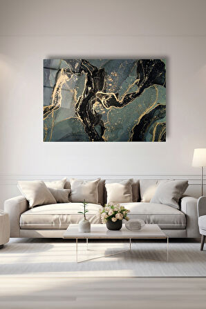 Dekoratif Duvar Tablosu Temperli Cam Tablo 110 x 70 cm