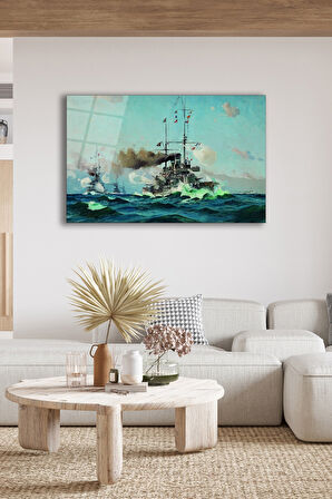 Dekoratif Duvar Tablosu Temperli Cam Tablo 72 x 46 cm