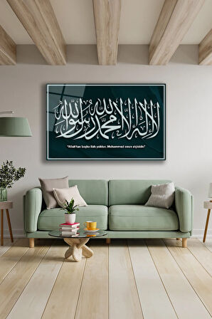 Dekoratif Duvar Tablosu Temperli Cam Tablo 72 x 46 cm