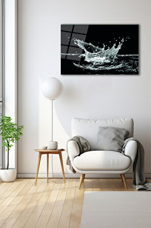 Dekoratif Duvar Tablosu Temperli Cam Tablo 72 x 46 cm