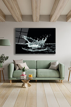 Dekoratif Duvar Tablosu Temperli Cam Tablo 72 x 46 cm