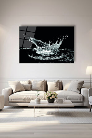 Dekoratif Duvar Tablosu Temperli Cam Tablo 72 x 46 cm