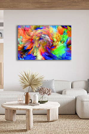 Dekoratif Duvar Tablosu Temperli Cam Tablo 72 x 46 cm