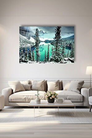 Dekoratif Duvar Tablosu Temperli Cam Tablo 72 x 46 cm