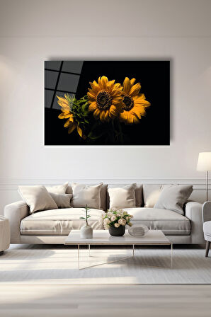 Dekoratif Duvar Tablosu Temperli Cam Tablo 72 x 46 cm