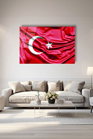 Dekoratif Duvar Tablosu Temperli Cam Tablo 72 x 46 cm