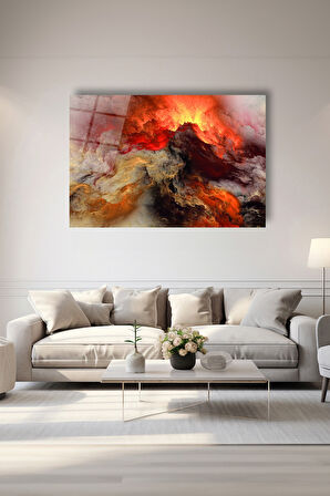 Dekoratif Duvar Tablosu Temperli Cam Tablo 72 x 46 cm