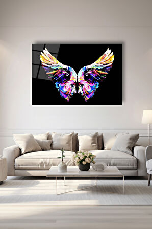 Dekoratif Duvar Tablosu Temperli Cam Tablo 72 x 46 cm