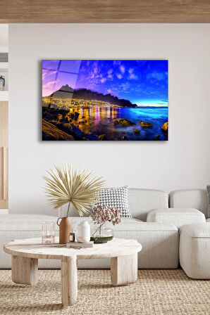 Dekoratif Duvar Tablosu Temperli Cam Tablo 72 x 46 cm