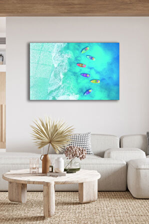 Dekoratif Duvar Tablosu Temperli Cam Tablo 72 x 46 cm