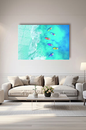 Dekoratif Duvar Tablosu Temperli Cam Tablo 72 x 46 cm