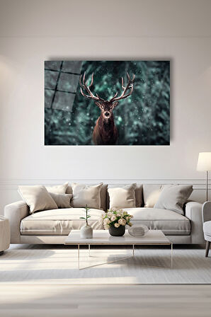 Dekoratif Duvar Tablosu Temperli Cam Tablo 72 x 46 cm