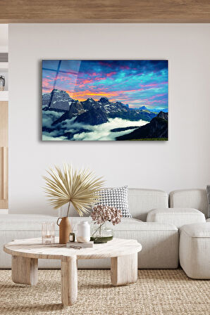 Dekoratif Duvar Tablosu Temperli Cam Tablo 72 x 46 cm