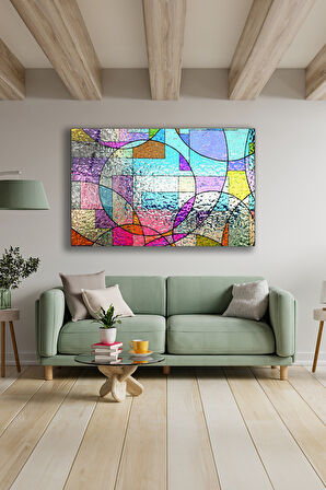 Dekoratif Duvar Tablosu Temperli Cam Tablo 72 x 46 cm