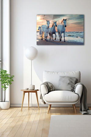 Dekoratif Duvar Tablosu Temperli Cam Tablo 72 x 46 cm