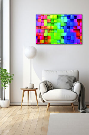 Dekoratif Duvar Tablosu Temperli Cam Tablo 72 x 46 cm