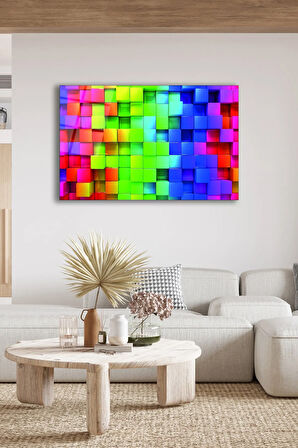 Dekoratif Duvar Tablosu Temperli Cam Tablo 72 x 46 cm