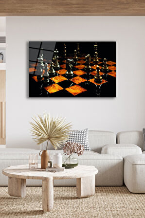 Dekoratif Duvar Tablosu Temperli Cam Tablo 72 x 46 cm