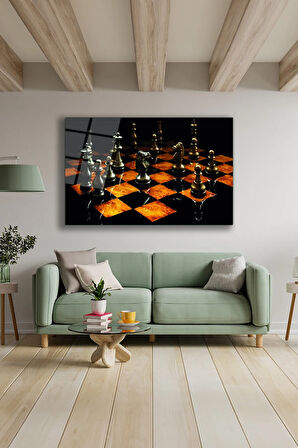 Dekoratif Duvar Tablosu Temperli Cam Tablo 72 x 46 cm