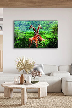 Dekoratif Duvar Tablosu Temperli Cam Tablo 72 x 46 cm