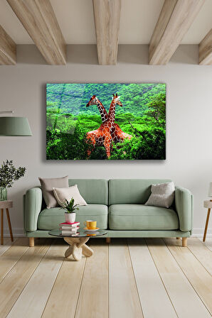 Dekoratif Duvar Tablosu Temperli Cam Tablo 72 x 46 cm