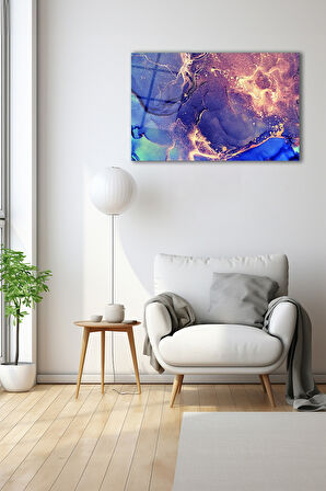 Dekoratif Duvar Tablosu Temperli Cam Tablo 72 x 46 cm
