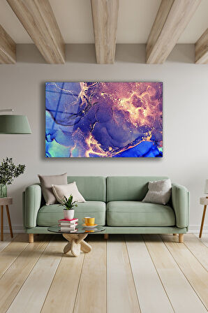 Dekoratif Duvar Tablosu Temperli Cam Tablo 72 x 46 cm