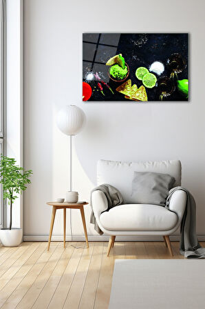 Dekoratif Duvar Tablosu Temperli Cam Tablo 72 x 46 cm