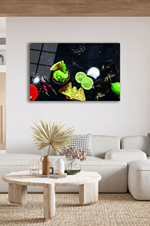 Dekoratif Duvar Tablosu Temperli Cam Tablo 72 x 46 cm