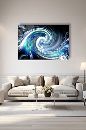 Dekoratif Duvar Tablosu Temperli Cam Tablo 72 x 46 cm