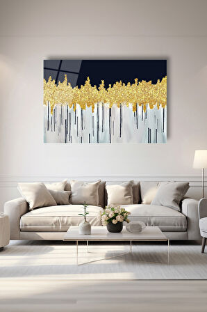 Dekoratif Duvar Tablosu Temperli Cam Tablo 72 x 46 cm