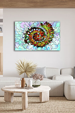 Dekoratif Duvar Tablosu Temperli Cam Tablo 72 x 46 cm