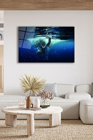 Dekoratif Duvar Tablosu Temperli Cam Tablo 72 x 46 cm