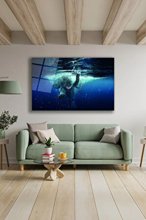 Dekoratif Duvar Tablosu Temperli Cam Tablo 72 x 46 cm