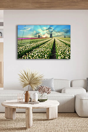 Dekoratif Duvar Tablosu Temperli Cam Tablo 72 x 46 cm