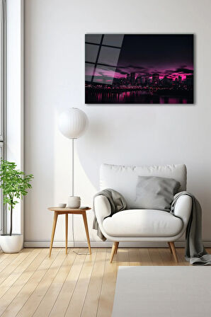 Dekoratif Duvar Tablosu Temperli Cam Tablo 72 x 46 cm